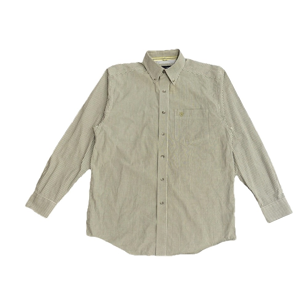 Ariat Pro Series Mens‎ Size M Western Work Shirt Plaid Button Down Riding Ranch